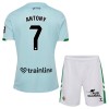 Jalkapallo Peliasut Real Betis Antony 7 Lasten Vieras Pelipaita 2025-26 Lyhythihainen